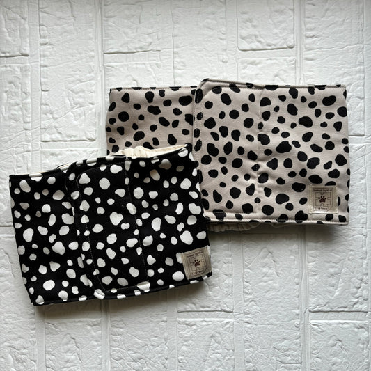 ダルメシアンマナーベルト マナーウエア ブラック ベージュ m12