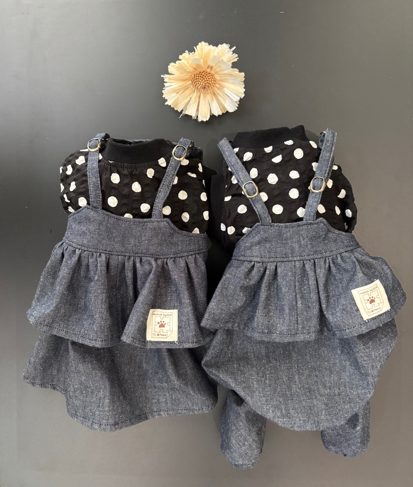 DENIM STYLE|犬用サロペット&ワンピース(通年OK/ペアコーデ)sw1