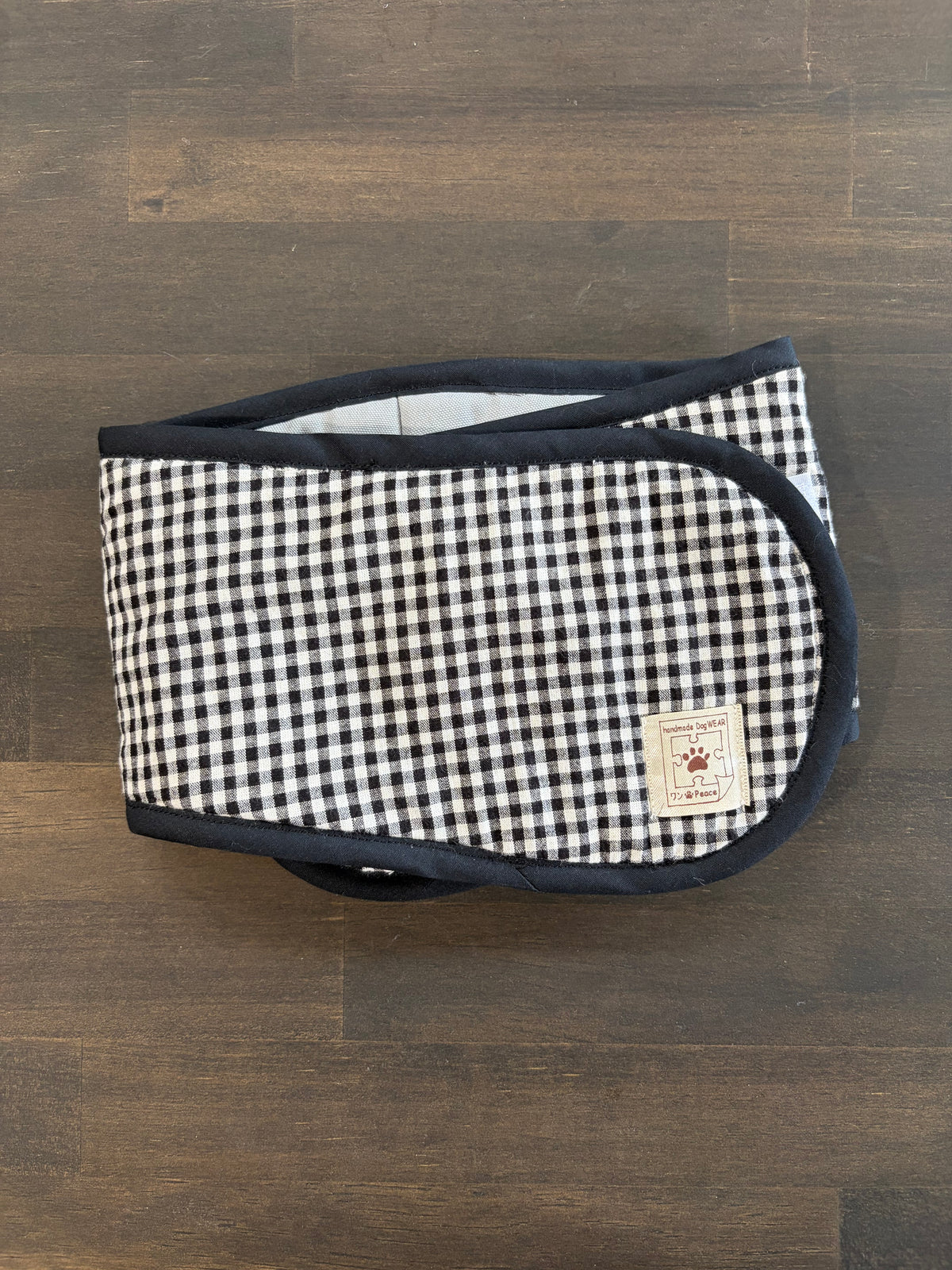 GINGHAM CHECK MANNER BELT
