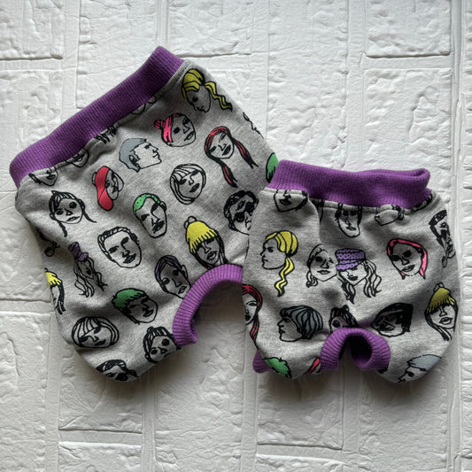 フェイスマナーパンツ サニタリーパンツ フェイス柄 フェイス オムツカバー m11