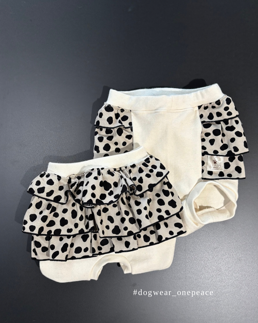 ダルメシアンフリルマナーパンツ｜m15