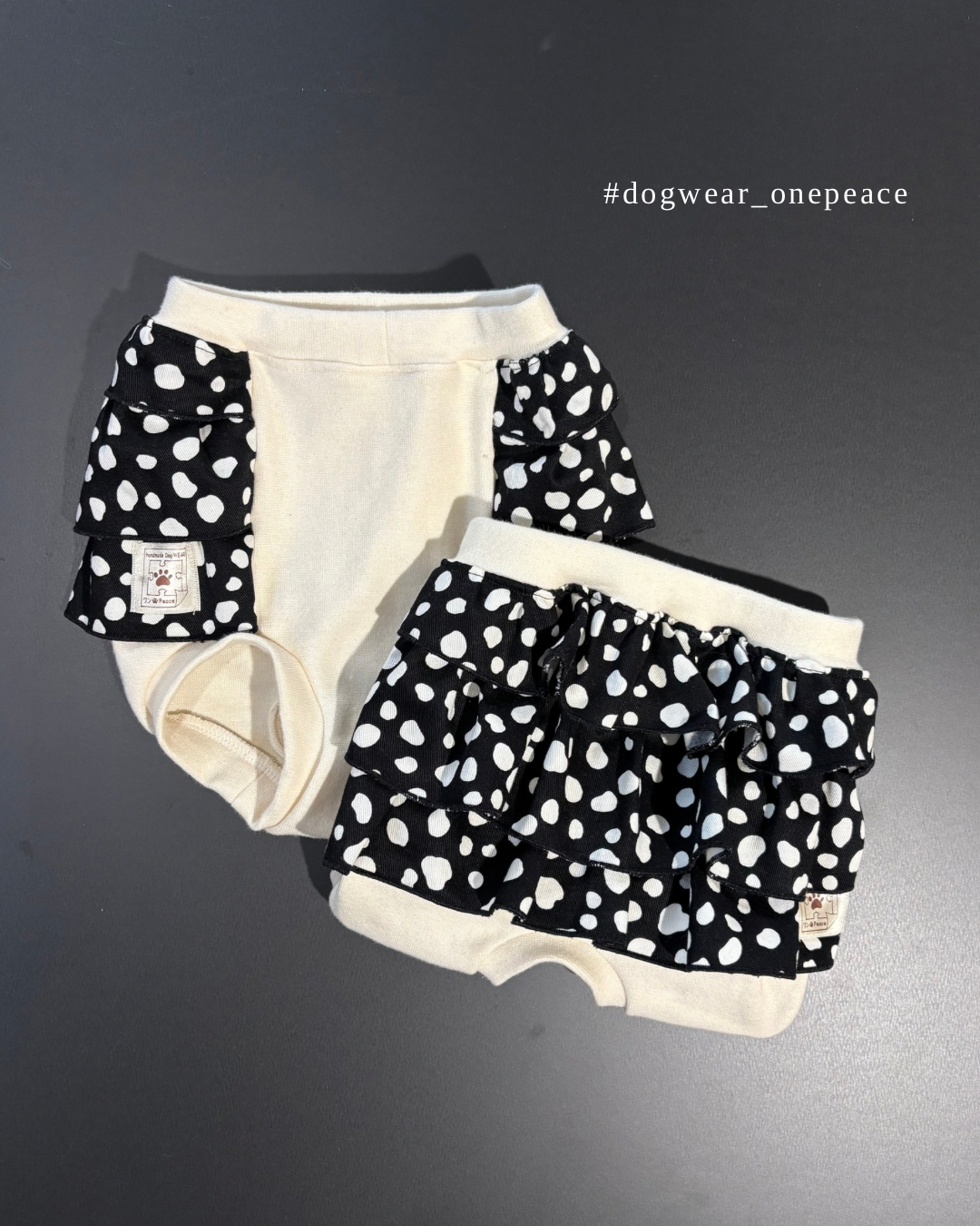 ダルメシアンフリルマナーパンツ｜m15