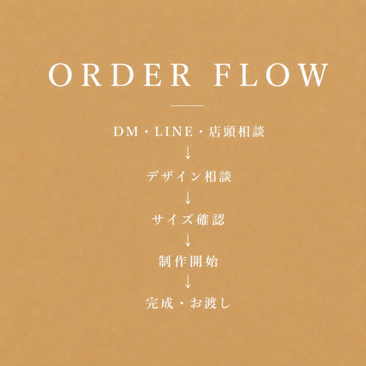 SIZE ORDER｜うちの子サイズ制作