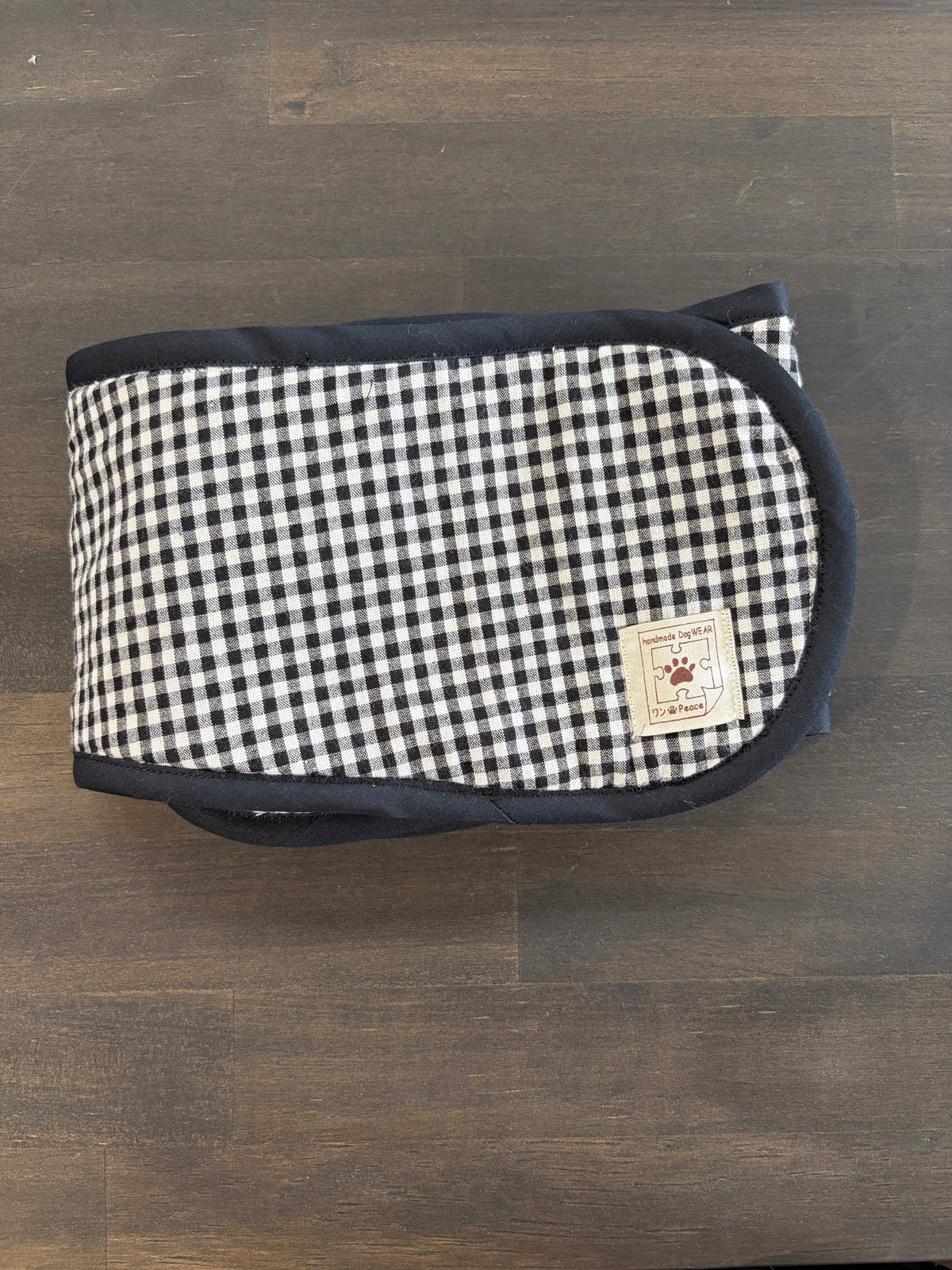 GINGHAM CHECK MANNER BELT